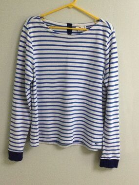 Vineyard Vines Blue/White Striped Long Sleeved Sailor’s Tee
